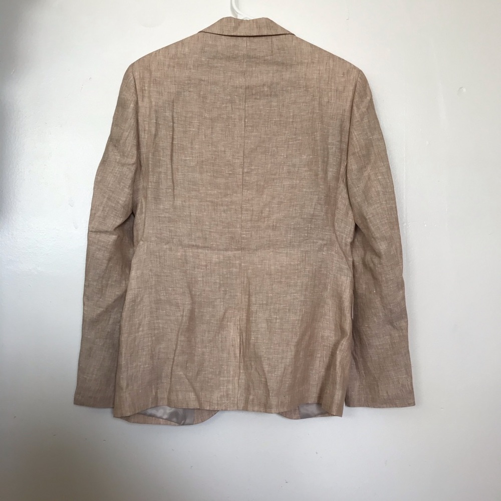 ASOS Tan Linen Jacket - Picture 2 of 3